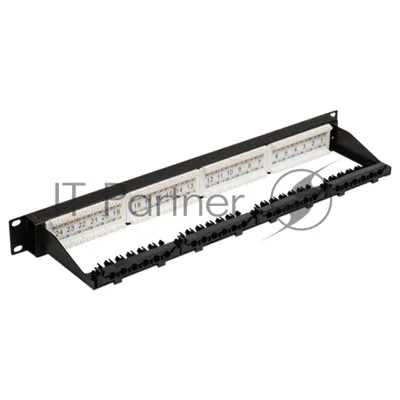 Патч-панель Lanmaster LAN-PPN24U6 19" 1U 24xRJ45 кат.6 UTP