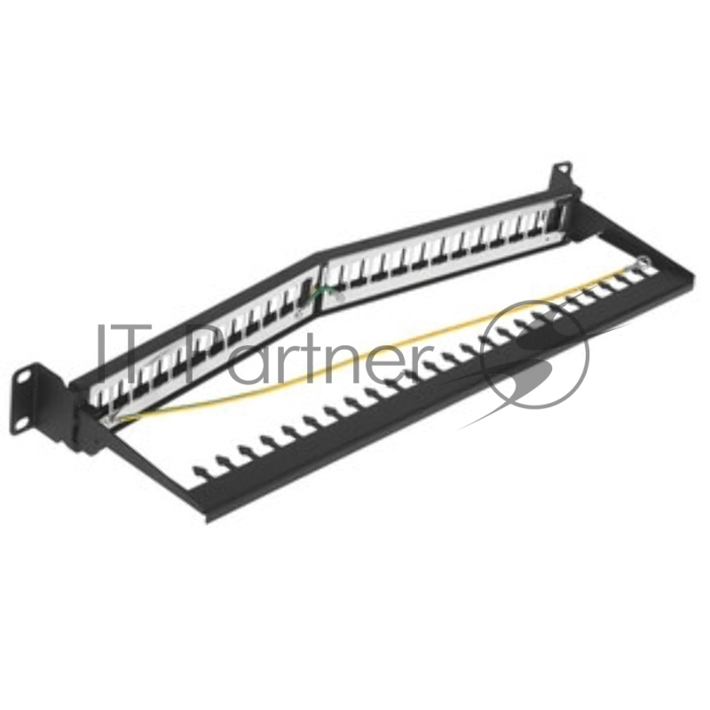 Патч-панель наборная Lanmaster LAN-PPAR24OK-STP 19" 1U 24xRJ45 STP