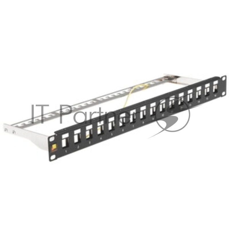 Патч-панель наборная Lanmaster LAN-PPN16OK-UTP 19" 1U 16x UTP