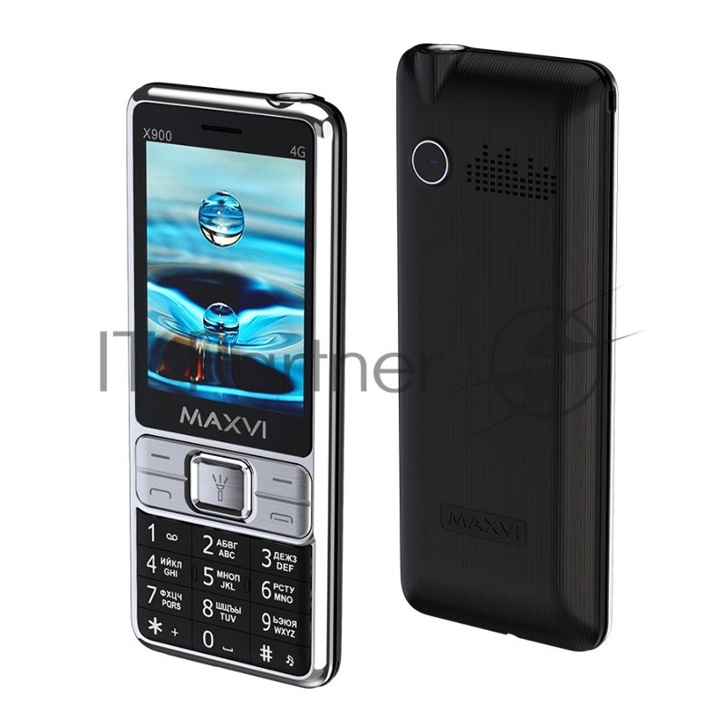 Мобильный телефон Maxvi X900 4G черный