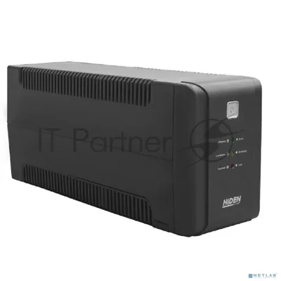 Источник бесперебойного питания HIDEN EXPERT ULS800E / 800 ВА / 480 Вт / 2 x CEE 7 (евророзетка)