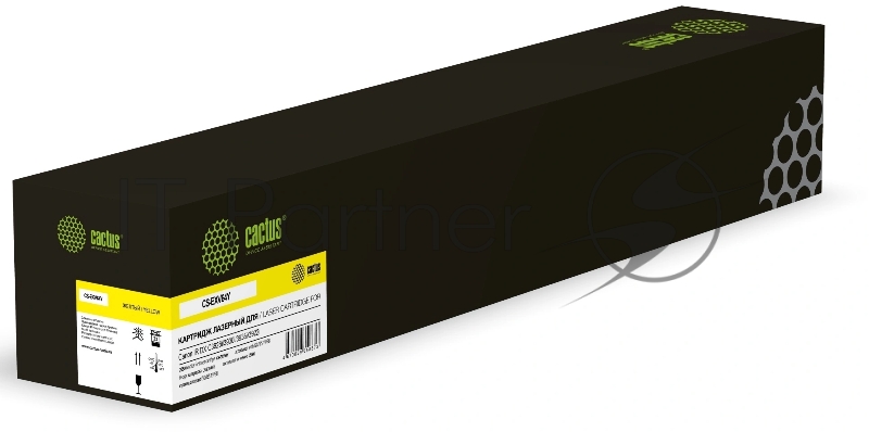 Картридж лазерный Cactus CS-EXV64Y желтый (25500стр.) для Canon IR DX C3926i/3930i/3935i/3922i с чипом
