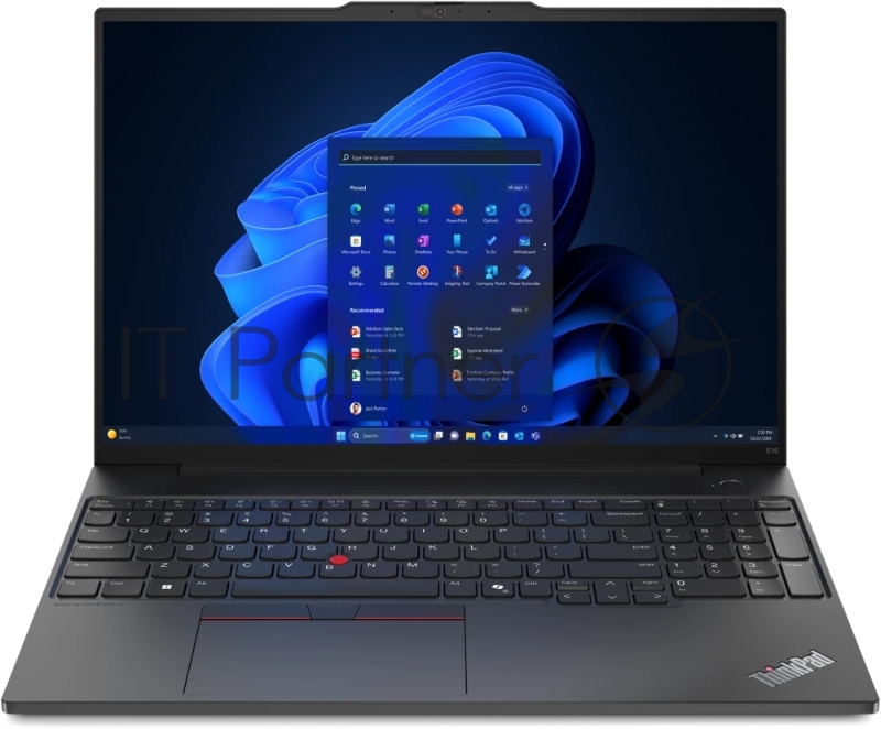 Ноутбук Lenovo ThinkPad E16 Gen 2/16"/IPS/Core Ultra 5 125U/16Gb/512Gb/SSD/Intel Graphics/Без ОС/черный/1.81kg