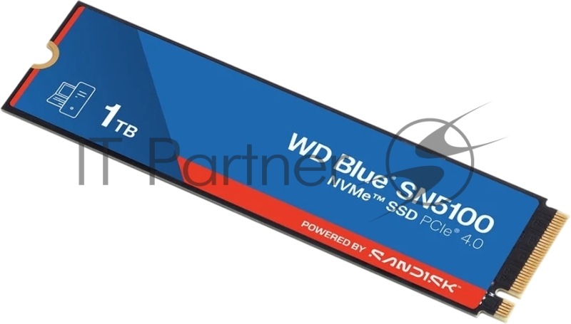 Накопитель SSD WD 1TB M.2 2280 NVMe PCIE 4.0 x4 7100/6700 BLUE SN5100