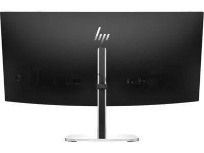 Монитор 34" HP 534pm VA 3440x1440, 100 Гц, 5 мс, 21:9, 400 кд/м², HDMI, DisplayPort, USB-C (100 Вт), веб-камера 5 Мп, встроенные динамики, KVM-модуль, датчик освещения, изогнутый экран 1500R, Flicker Free, черный и серебристый