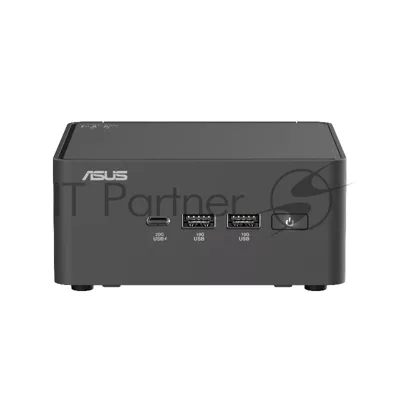 Платформа системного блока Nettop ASUS NUC Model: NUC15CRH, Intel Core 3 Processor 100U, 2xDDR5-5600 SO-DIMM supp, Intel Graphics, Wi-Fi 7, BT v5.4, 3xUSB 3.2 Gen2, 1xUSB 2.0, 1xUSB 3.2 Gen2 Type-C + 2xT-bolt (incl. DP 2.1 and USB4), 2xHDMI 2.1, 1xRJ45 LAN, 1xDC-in, Supp:128Gb~8TB M.2 2280 NVMePCIe5.0 x 4 SSD or 128Gb~8TB M.2 2280 NVMePCIe4.0x4 SSD+128Gb~2TB M.2 2242 NVMePCIe4.0x4 SSD, 19VDC, 6.32A, 120W Adapter, W/O OS, ASUS LOGO, черный