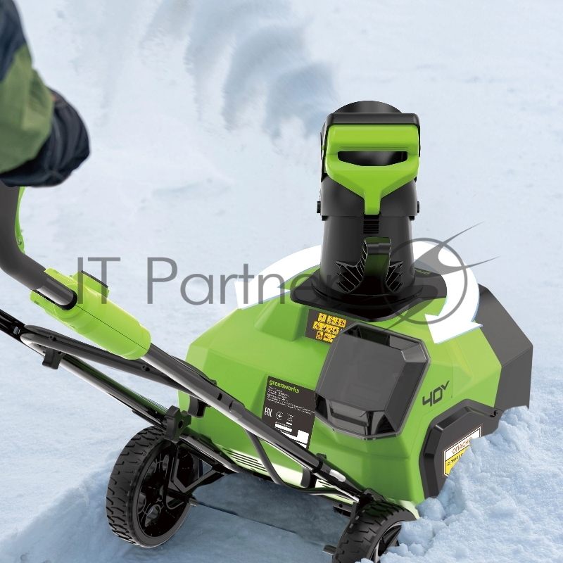Снегоуборщик электрический Greenworks G40ST40