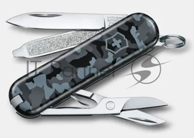 Нож кухонный Victorinox Swiss Classic (6.7635.C1) для чистки овощей и фруктов лезв. 80 мм серрейт. заточка пурпурный