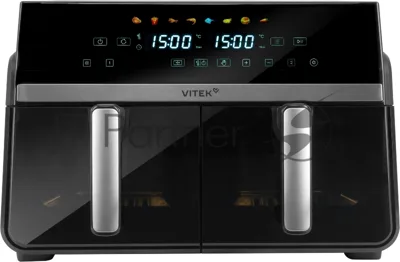 Аэрогриль Vitek VT-AF1001 черный, 2400 Вт, 10 л, сенсор, 8 программ