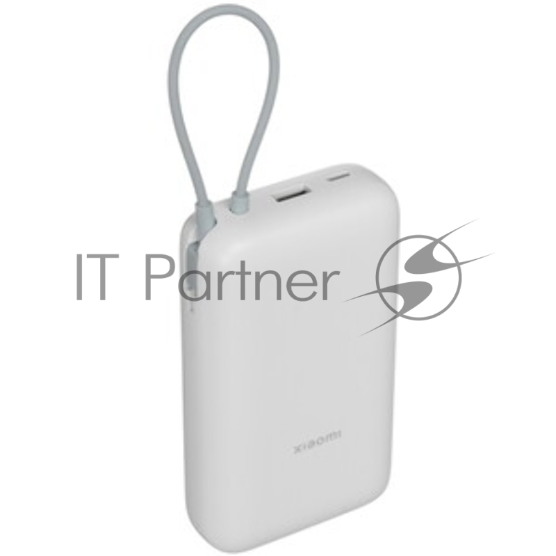 Портативный аккумулятор Xiaomi BHR9738GL 20000mAh QC3.0/PD2.0 22.5W 3A USB-A/USB-C светло-серый
