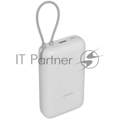 Портативный аккумулятор Xiaomi BHR9738GL 20000mAh QC3.0/PD2.0 22.5W 3A USB-A/USB-C светло-серый