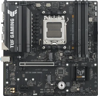 Материнская плата ASUS TUF GAMING A620M-A PLUS, AM5, AMD A620A, 4xDDR5, 4xSATA, 2xM.2, 1xPCIe 4.0 x16, 1xPCIe 3.0 x1, 1xHDMI, 2xDP, 1x2.5Gb LAN, 2xUSB-A 10Gbps, 4xUSB-A 2.0, 3x3.5 мм, 7.1, mATX