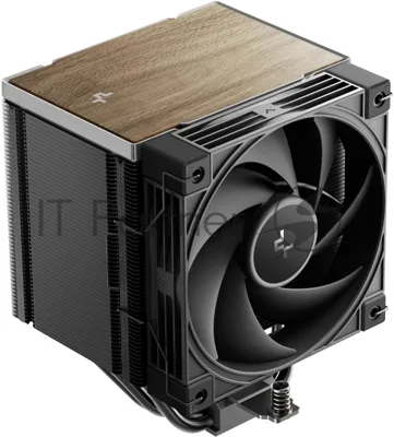 Кулер для процессора DEEPCOOL AK500 G2 LGA1851/1700/1200/115X/AM5/AM4 (9шт/кор, TDP 240W, PWM, Fan 120мм, 5 тепл. трубок, Copper Base, Wood-grain top cover, черный) RET (R-AK500G2-BKNNMN-GJD)
