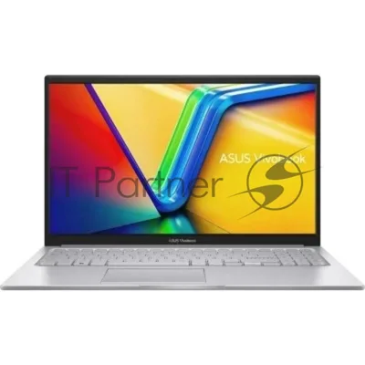 Ноутбук ASUS X1504VA-BQ2684 15.6"(1920x1080 (матовый) IPS)/Intel Core i3 1315U(1.2Ghz)/16Gb/512PCISSDGb/noDVD/Int:Intel UHD Graphics/Cam/BT/WiFi/42WHr/war 1y/1.7kg/Cool Silver/DOS