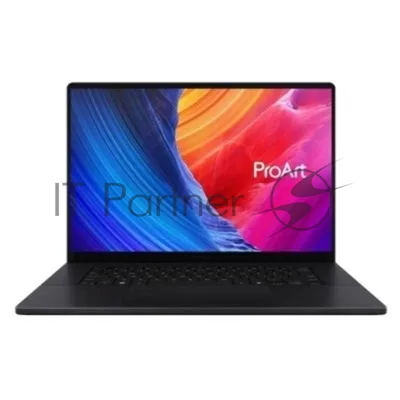 Ноутбук ASUS ProArt P16 H7606WR-SE005X 16"(3840x2400 OLED)/Touch/AMD Ryzen AI 9 HX 370(2Ghz)/32Gb/2TbPCISSDGb/noDVD/Ext:NVIDIA GeForce RTX 5070 Ti(12288Mb)/Cam/BT/WiFi/90WHr/war 1y/1.98kg/Nano Black/Win 11Pro + алюм корп; DialPad