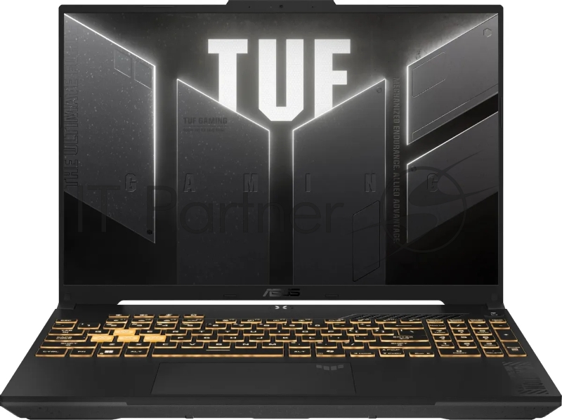 Ноутбук ASUS TUF F16 FX608JMR-RV170 16"(1920x1200 (матовый, 165Hz) IPS)/Intel Core i5 14450HX (2.4Ghz)/16Gb/512PCISSDGb/noDVD/Ext:nVidia GeForce RTX 5060(8192Mb)/Cam/BT/WiFi/90WHr/war 1y/2.2kg/Jaeger Gray/DOS