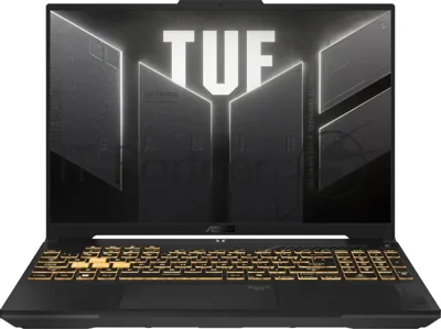 Ноутбук ASUS TUF F16 FX608JMR-RV170 16"(1920x1200 (матовый, 165Hz) IPS)/Intel Core i5 14450HX (2.4Ghz)/16Gb/512PCISSDGb/noDVD/Ext:nVidia GeForce RTX 5060(8192Mb)/Cam/BT/WiFi/90WHr/war 1y/2.2kg/Jaeger Gray/DOS