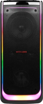 Колонка портативная Ural Молния 10000 черный 1000W 1.1 BT/3.5Jack/USB-C 20м 8000mAh