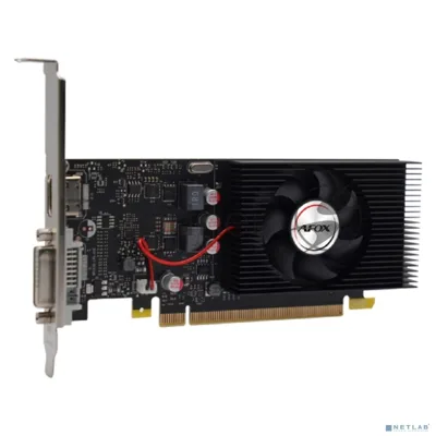 Видеокарта AFOX GeForce GT 1030, 2GB GDDR5, 64 bit, DVI-D, HDMI, GPU 1468 MHz