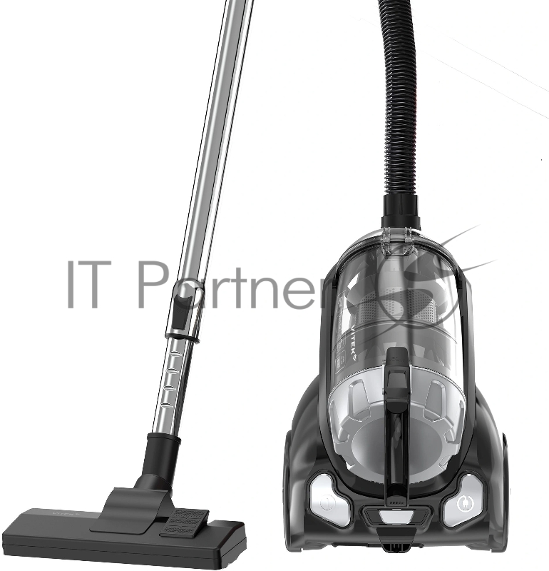 Пылесос Vitek VT-CV1230 2200Вт черный/серебристый