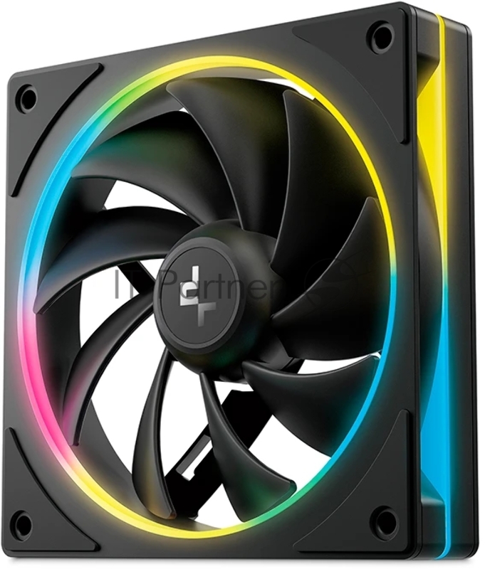Вентилятор для корпуса Deepcool FL12 SE ARGb 120х120x25 черный 4-pin 28.67дБ (упак.:1шт) (R-FL12SE-BKAPN1-G) Ret