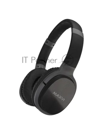 Беспроводные полноразмерные наушники Maxvi MHF-203BT черные, Bluetooth 5.3\FM\MP3\300 мАч\микрофон