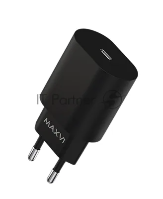 Сетевое зарядное устройство Maxvi SFC-120PD Type-C 3А 20W PD QC3.0 черный