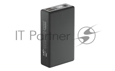 Портативный аккумулятор OLMIO QX-20, 20000mAh, 22.5W, QuickCharge3.0/PowerDelivery, LCD, графитовый