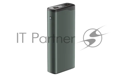 Портативный аккумулятор OLMIO QL-20, 20000mAh, 22.5W, QuickCharge3.0/PowerDelivery, LCD, серый