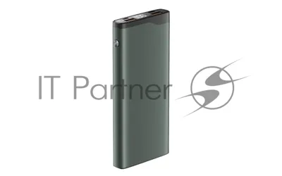 Портативный аккумулятор OLMIO QL-10, 10000mAh, 22.5W, QuickCharge3.0/PowerDelivery, LCD, серый