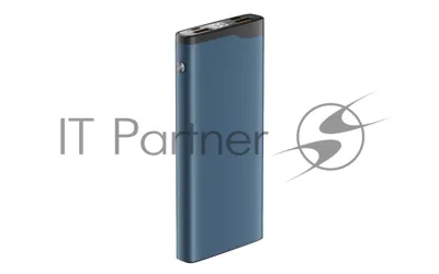 Портативный аккумулятор OLMIO QL-10, 10000mAh, 22.5W, QuickCharge3.0/PowerDelivery, LCD, голубой