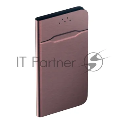 Чехол-книжка универсальный для смартфонов OLMIO р.L, 5.5""-6.5"", (165x82x20мм), бордовый