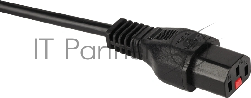 Шнур питания Lanmaster LAN-PP13L/SH-1.5-BK C13-Schuko проводник.:3x0.75мм2 1.5м 220В 10А черный