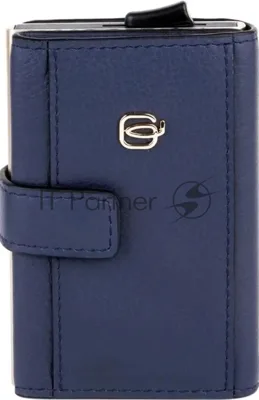 Картхолдер Piquadro Lyra PP5649W92R/BLU4 синий, натуральная кожа