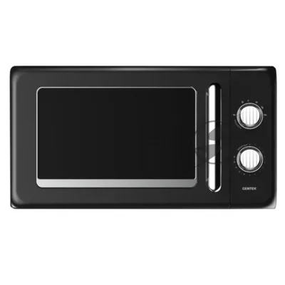 Микроволновая печь Centek CT-1553 черный, 20 л, 800 Вт, переключатели - поворотный механизм