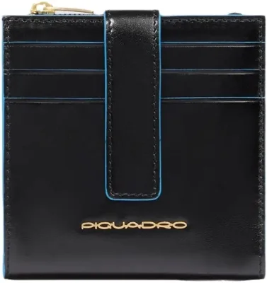 Картхолдер Piquadro Blue Square PP6843B2R/N черный, натуральная кожа