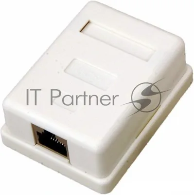 Розетка компьютерная внешняя Rexant 03-0122 1-порт RJ-45 (8P8C), FTP экранированная, категория 5e