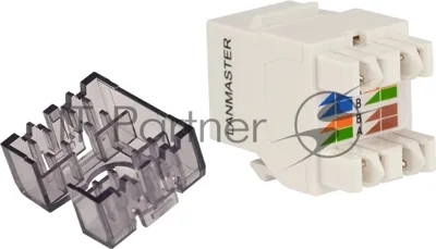 Модуль Hyperline LAN-OK45U6/180N-WH информ. KeystoneRJ45 кат.6 UTP белый
