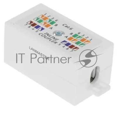 Соединитель LANMASTER LAN-CNB-STP6A белый