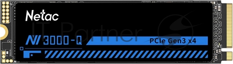 Накопитель SSD M.2 Netac 1.0Tb NV3000 Series Retail (PCI-E 3.0 x4, up to 3100/2100MBs, 3D NAND, 600TBW, NVMe 1.4, 22х80мм, heatsink)