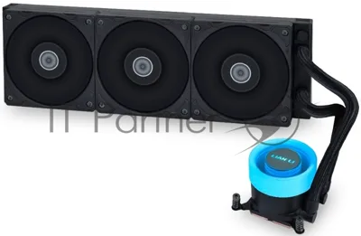 Система жидкостного охлаждения Lian Li GA II Lite 360 Performance Black, 360 мм, 3x120 мм, 200-2500 об/мин, 29.8 дБ, 4-pin PWM, без подсветки, черный