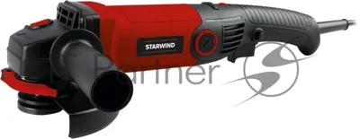 Угловая шлифовальная машина Starwind AG125LE-1500 1500Вт 11000об/мин рез.шпин.:M14 d=125мм
