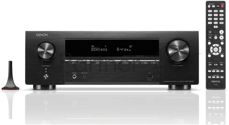 Ресивер AV Denon AVRX1800HBKE2 7.2 черный
