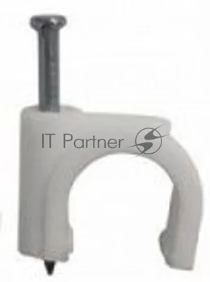 Клипсы Hyperline GC-1C для кабеля полиэтилен6мм (упак.: 100 шт)