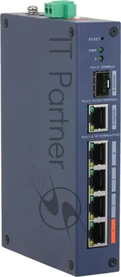 Коммутатор Dahua DH-CHS4106-4ET-60, 1×1 Гбит/с, управляемый
