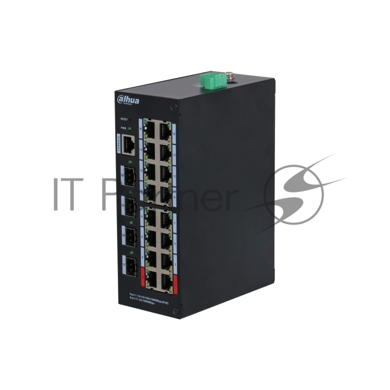 Коммутатор Dahua DH-HS4420-16GT-190, 16×1 Гбит/с + 4×1 Гбит/с SFP, управляемый