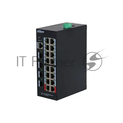 Коммутатор Dahua DH-HS4420-16GT-190, 16×1 Гбит/с + 4×1 Гбит/с SFP, управляемый