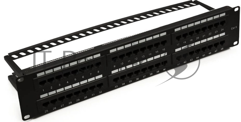 Патч-панель Suprlan 10-0431 19" 2U 48xRJ45 кат.5E UTP