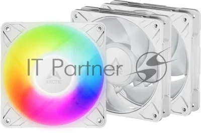 Вентилятор корпусной ARCTIC P12 Pro A-RGb (White) - 3 Pack- retail (ACFAN00326A)