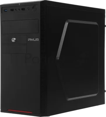 Компьютер Amur Нарвал B7I21 MT i3 12100 (3.3) 16Gb SSD 256Gb UHDG 730 FreeDOS GbitEth 400W мышь клавиатура черный (RUS) (2147002)